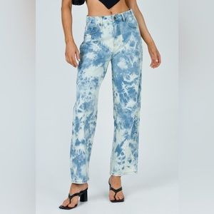 Lioness / Princess Polly tie dye jeans | Talk is Cheap jeans